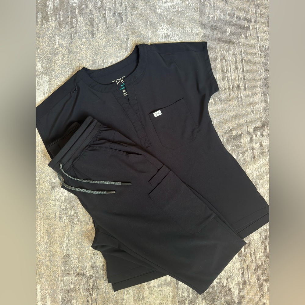 Epic Scrub Set in Yoga Flare Pant Style